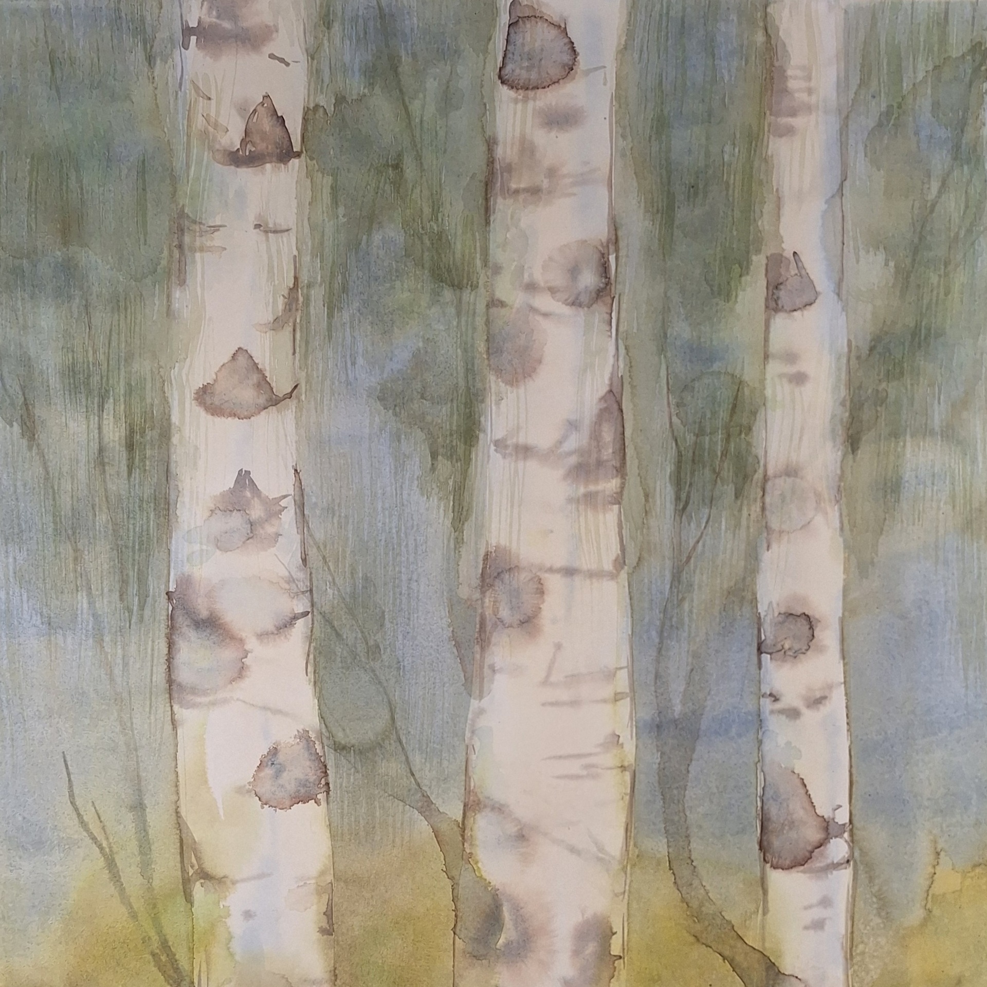 When the summer is about to start, 2023, 109 x 70cm, watercolour