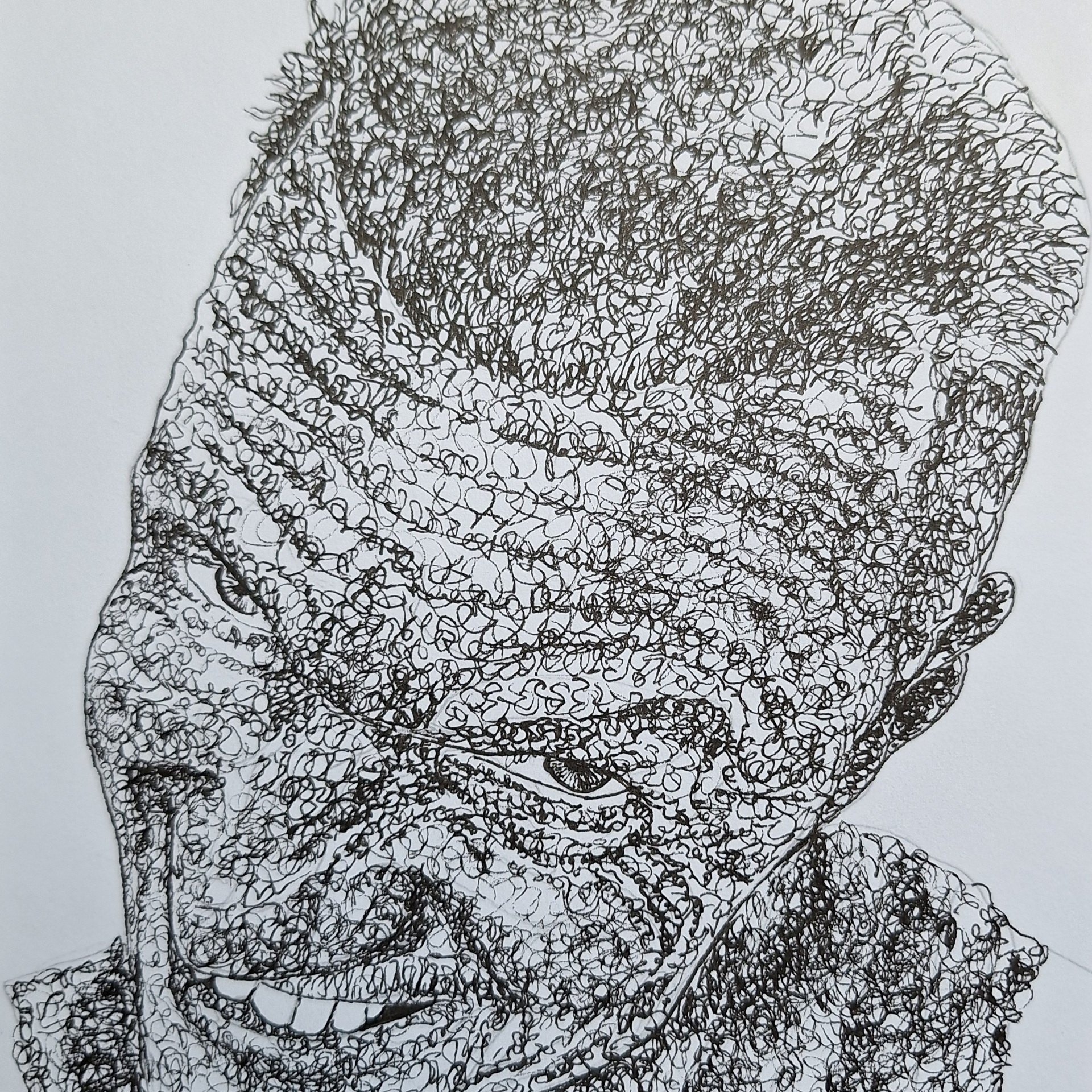 Joonas, 2023, ink on paper, 25x17cm