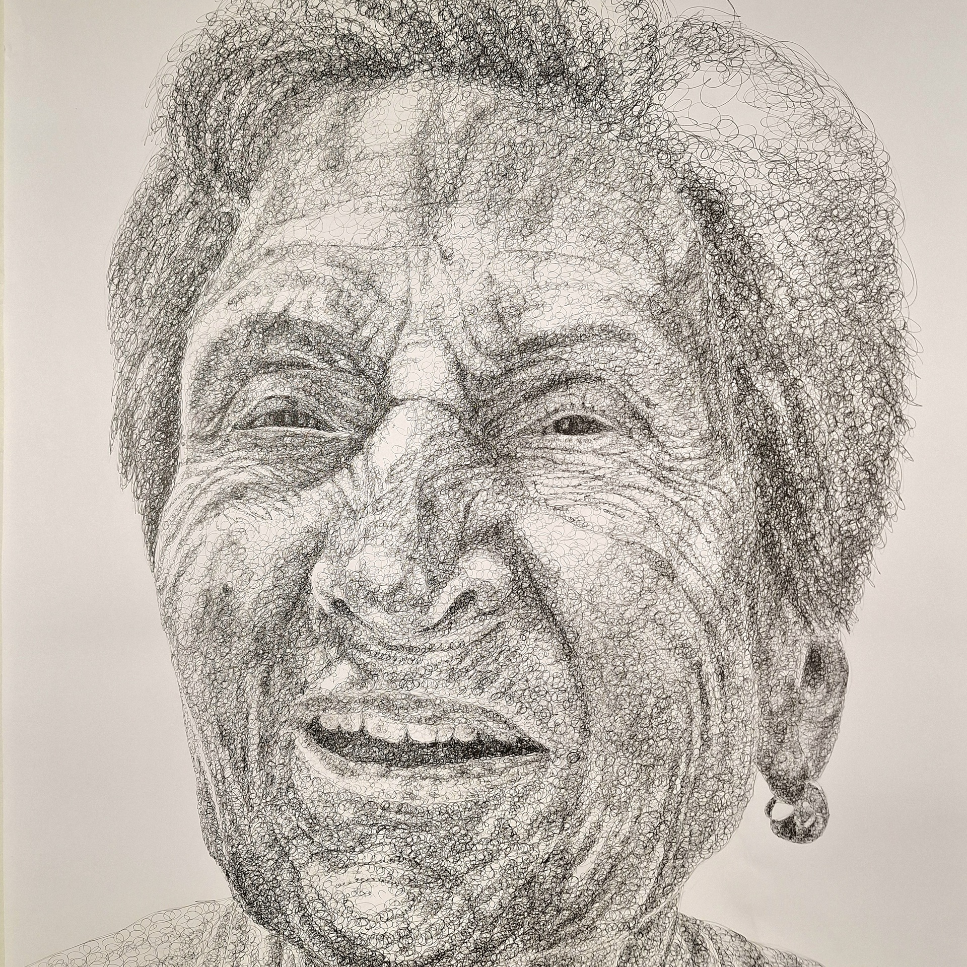 Dolores, 2023, ink on paper, 104x72cm