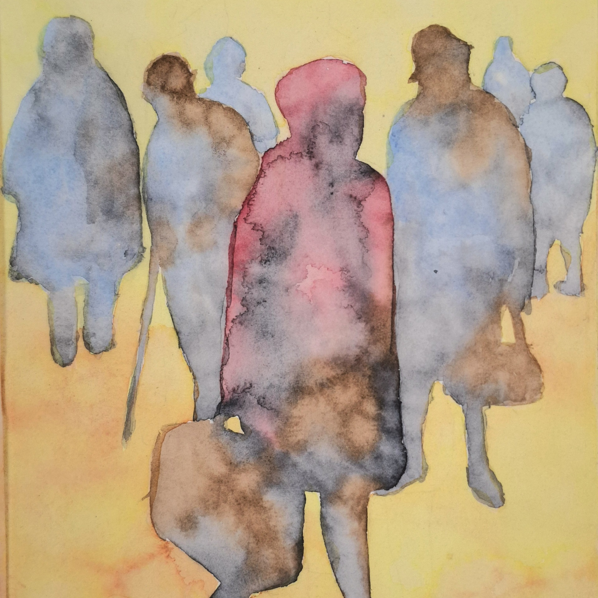 Toward the Unknown, 21x29, water color