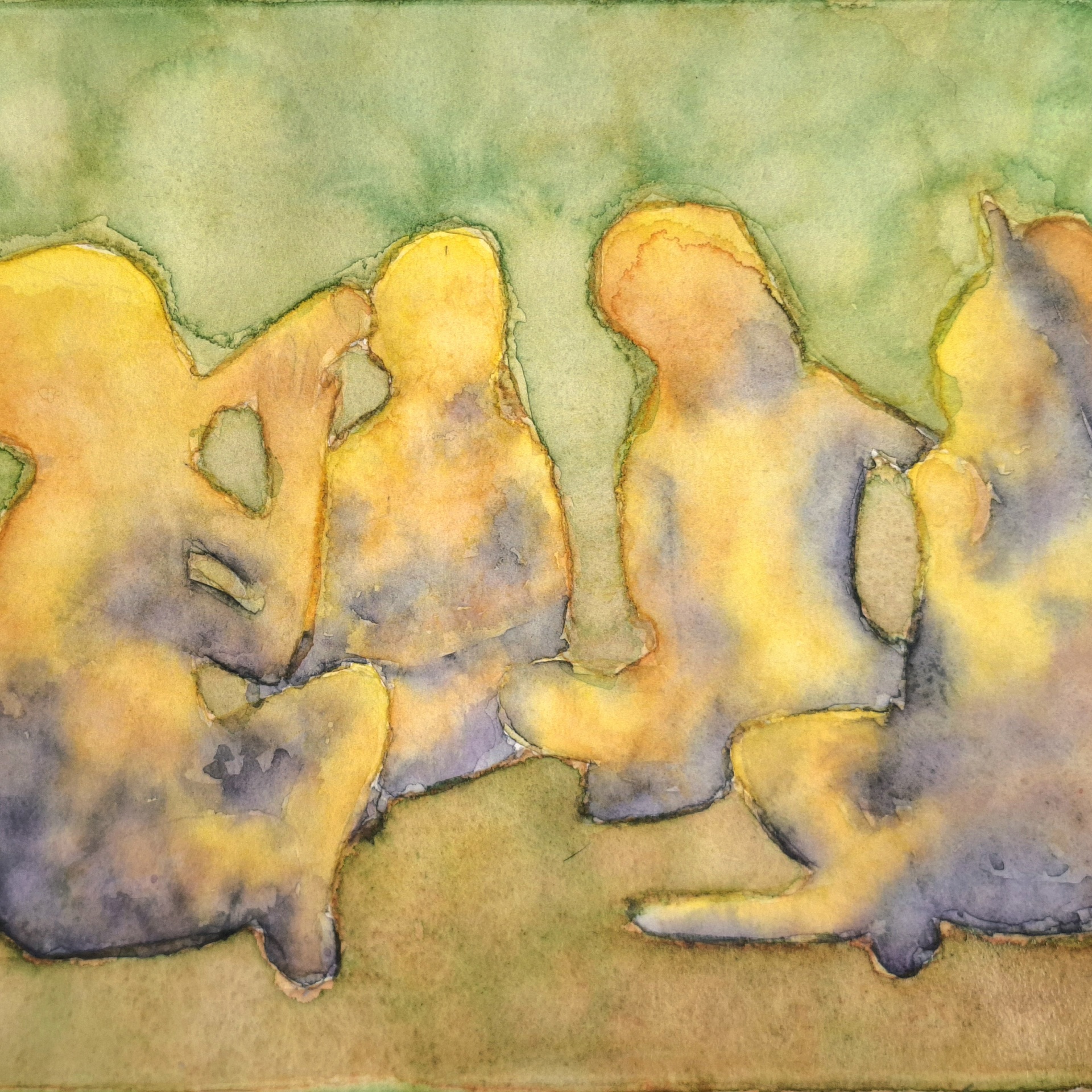 Children´s Summer Games, 21x29cm, water color

