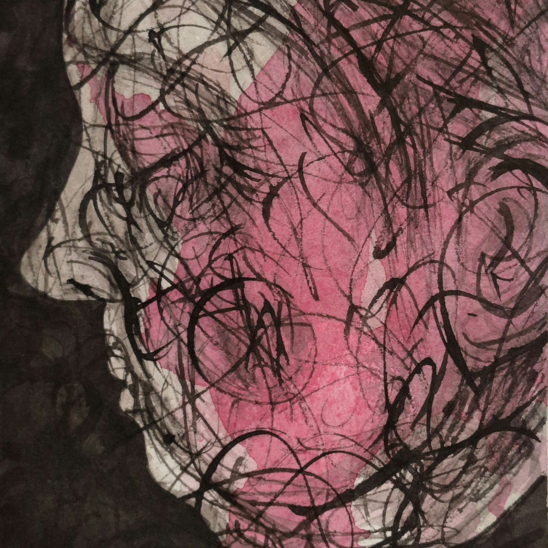 Mother II, Ink, 24x 30cm
