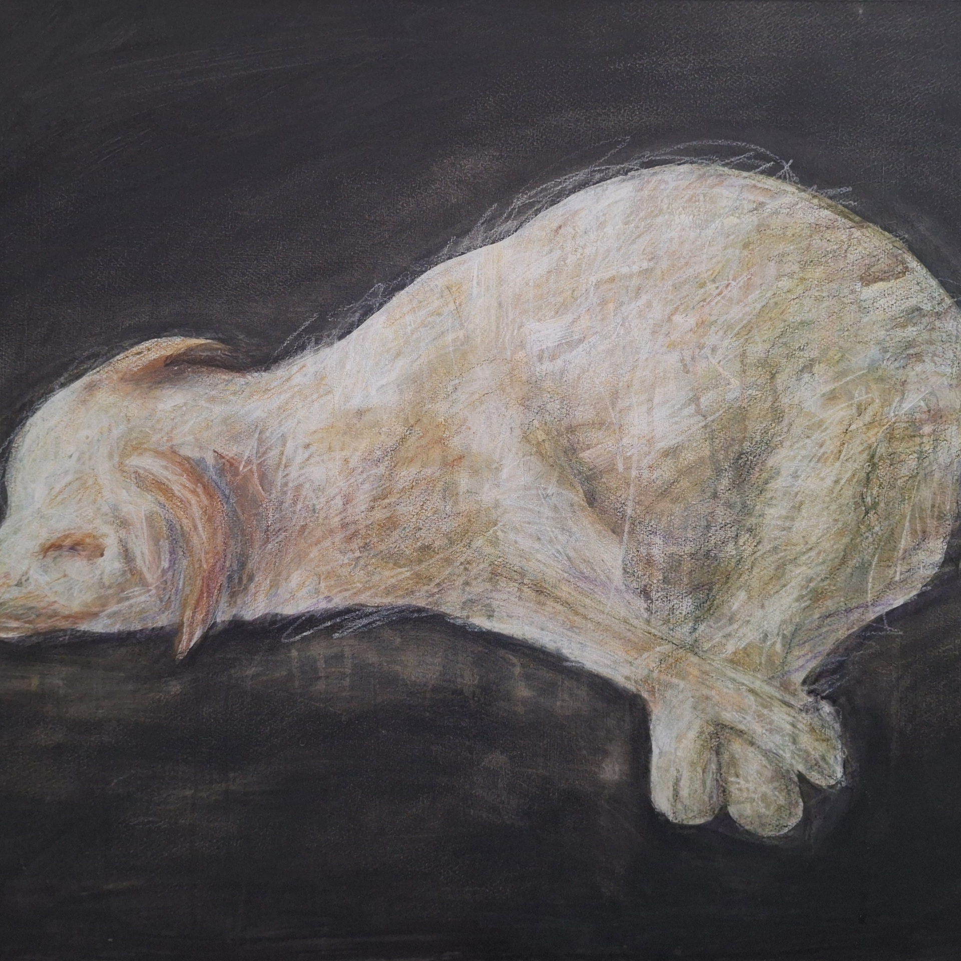 Silent light, Mixed media, 52,74cm