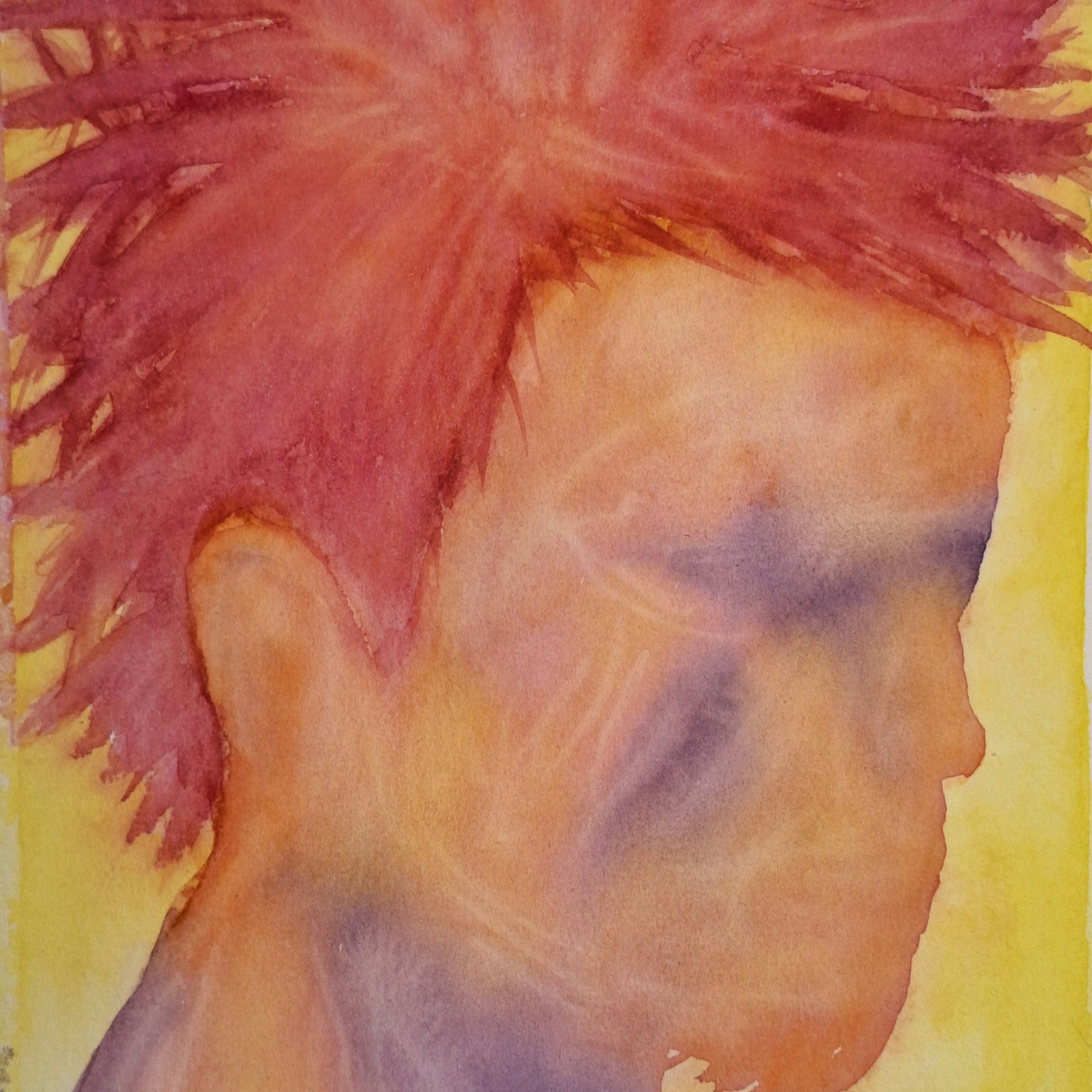 Finding connection, Water color, 29x21cm